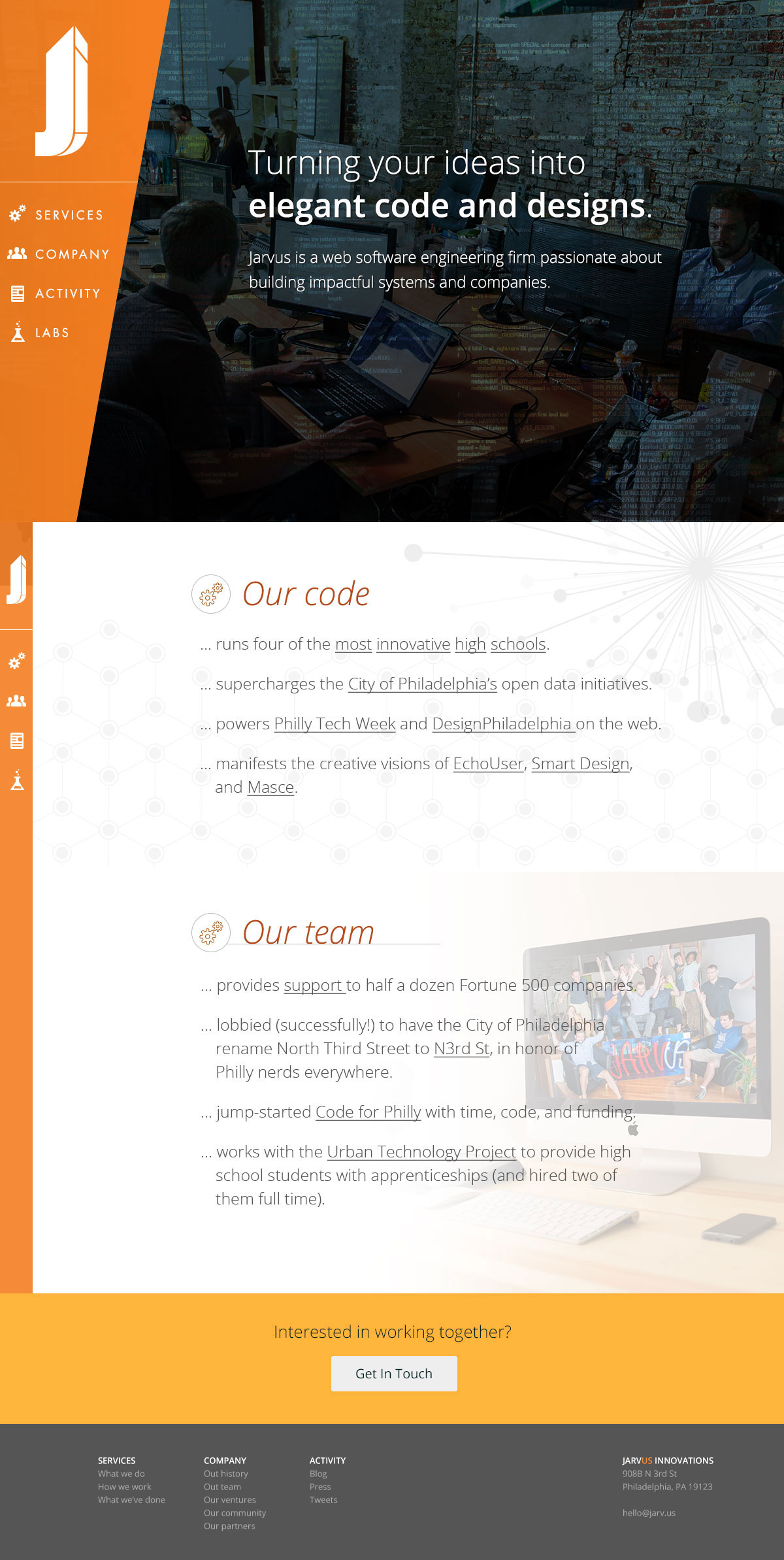 Jarvus - homepage